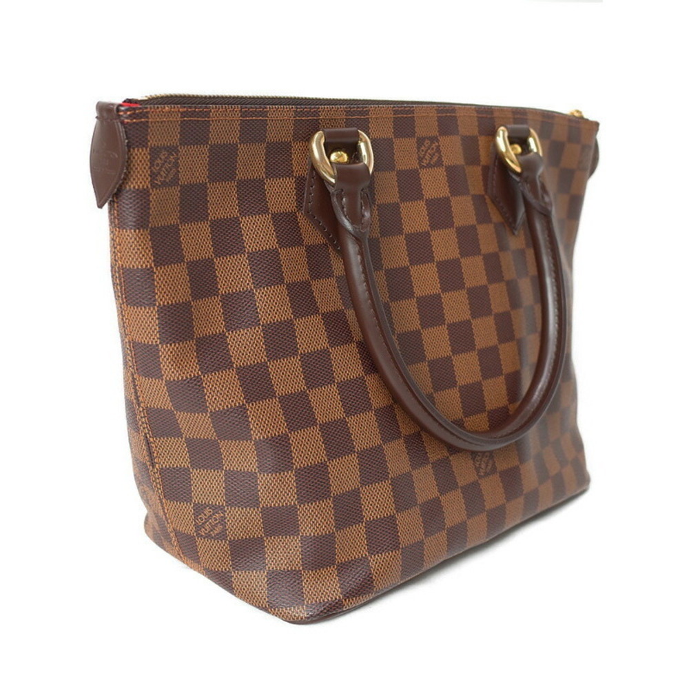 Louis Vuitton Damier Ebene Brown Saleya Tote Bag - Picture 2 of 5
